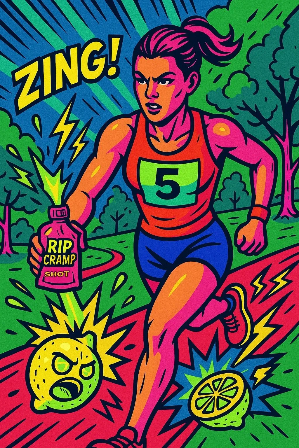 Essig Krampf Zitrone